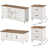 4 pièces: table de bout 2 2 t, console, table bas