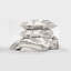 Ensemble de housse de couette 100% coton gris Auclair-75953948
