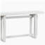 Table d'appoint moderne avec plateau en bois, table basse extra-longue, idéale pour les entrées, les couloirs, les salons, les vestibules, les couloirs-595390707