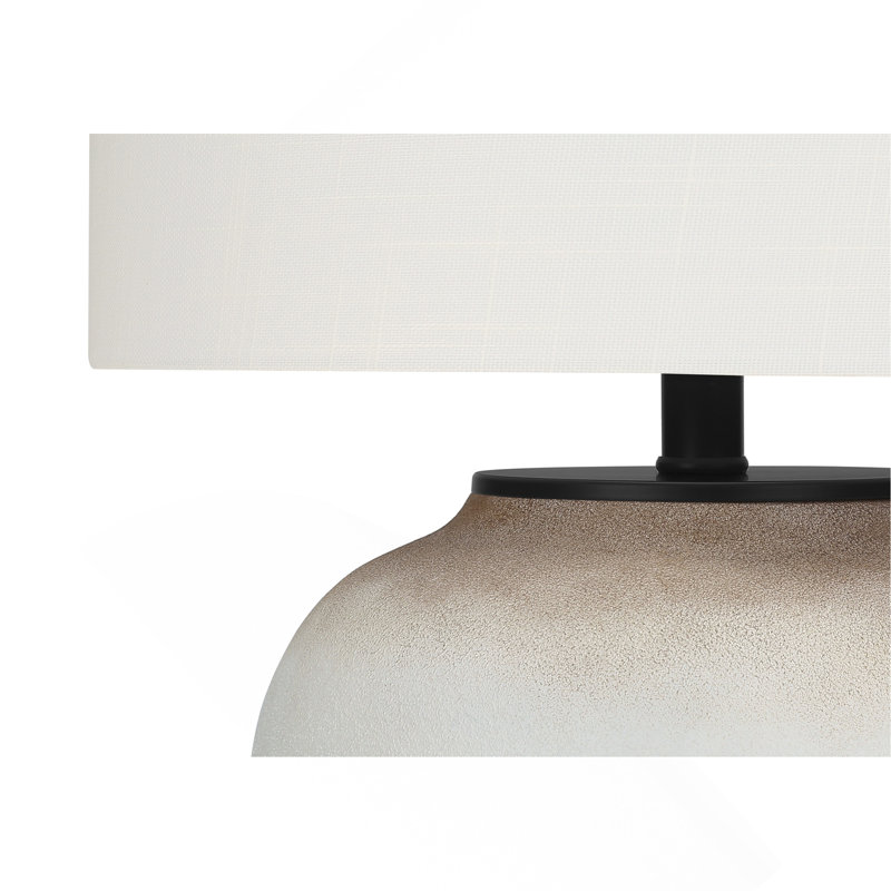Lighting, 21"H, Table Lamp, Cream Ceramic, Ivory / Cream Shade, Modern