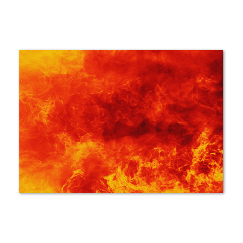Flames - No Frame Print on Canvas