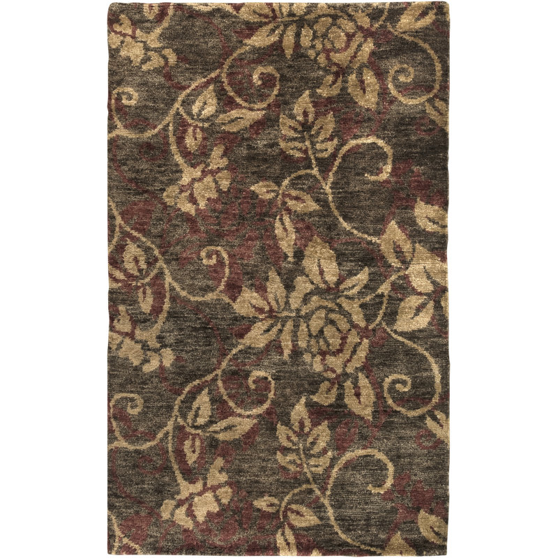 Indiahoma Floral Indoor Rug, Rectangle 3'3" x 5'3"