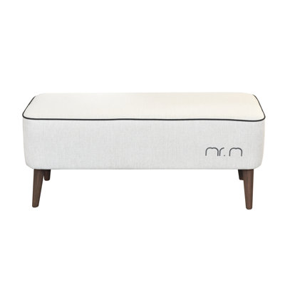 Mr. M Polyester Blend Upholstered Bench