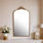 Wall Mirror 43x24 Inch Vintage Ornate Arched Floor Mirror Metal Framed Mirror Dressing Mirror, for Entryway, Living Room, Bedroom,  Antique Bronze-742380505-741361266