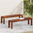 Rustic Wood 60.33" Bench  2  - Construction, Touch Slat Construction