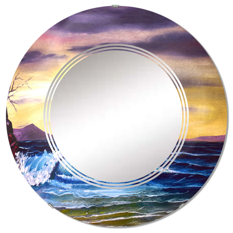 Circle Wall Mirror, 24" x 24"
