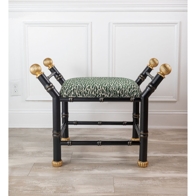 Boca Upholstered Entryway Bench, Black