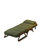 3-in-1 Convertible Green Chenille Reclining Sofa Chair | 5-Position Adjustable Sleeper Bed