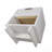 Contemporary Open-Shelf Bedside Table Nightstand