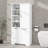 Maximize Space With Bathroom Storage Cabinet, Adjustable Shelves-1397964067