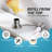 Kitchen Sink Mount Lotion Dispenser Top refill Stainless Steel Soap Dispenser with 17.6 oz. Cap-103624643