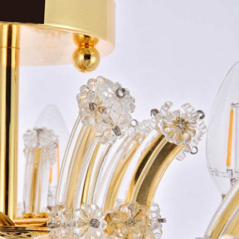 Stockard Flush Mount, Gold, Royal Cut