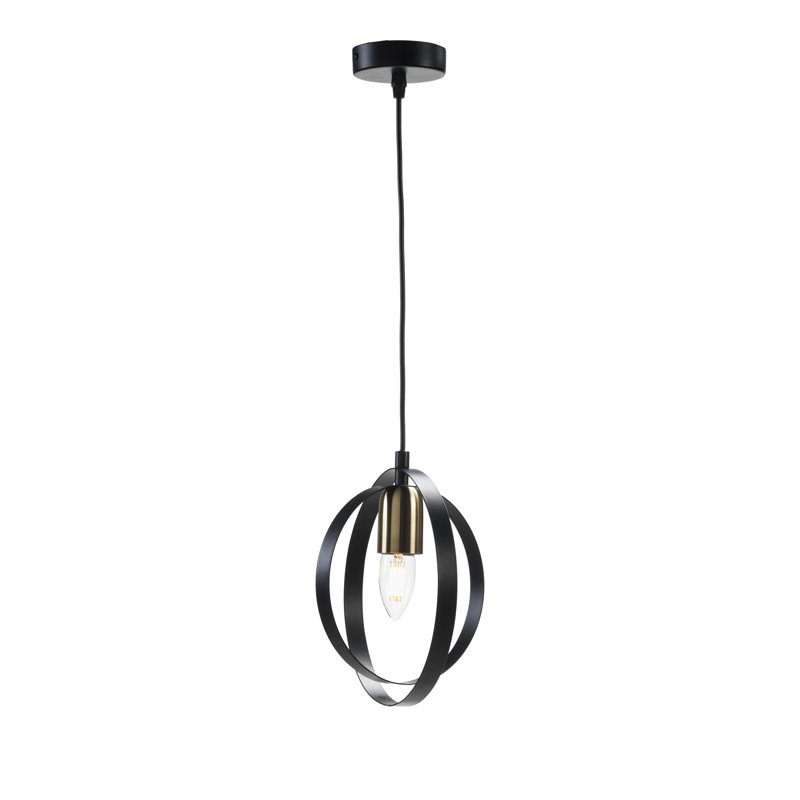 1 - Light Matte Black Pendant