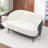 Stith Upholstered Velvet Loveseat With Black Legs-298365531