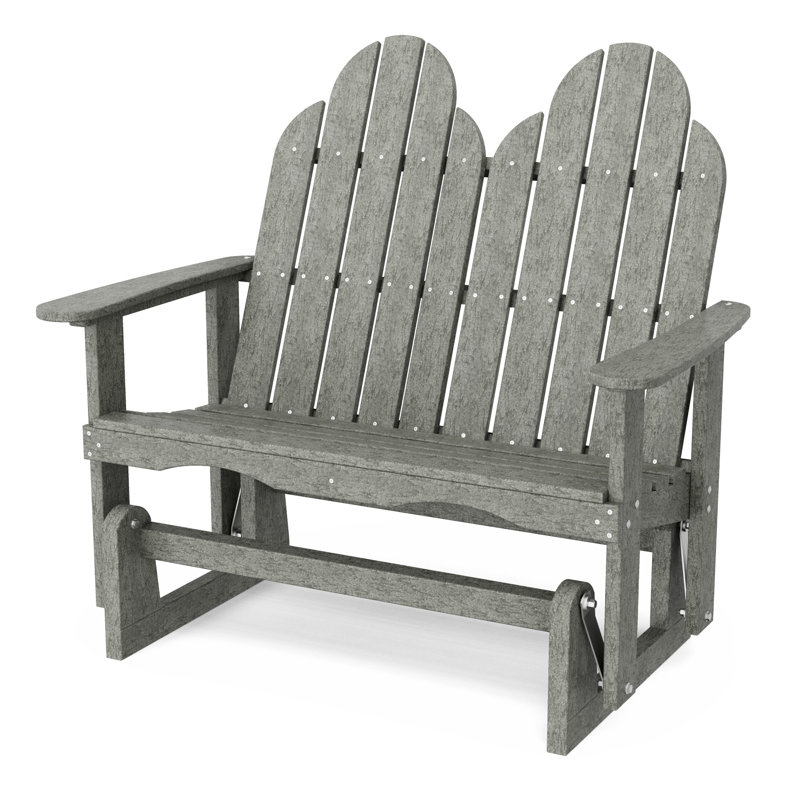 Fauteuil oscillant classique Adirondack, Gris foncé