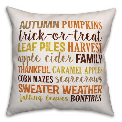  Coussin Fall Things