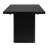 Geovanna Black Rectangular Double Pedestal Dining Table