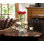 Wrought Iron Scrollwork Centerpiece Candle Stand with Vase