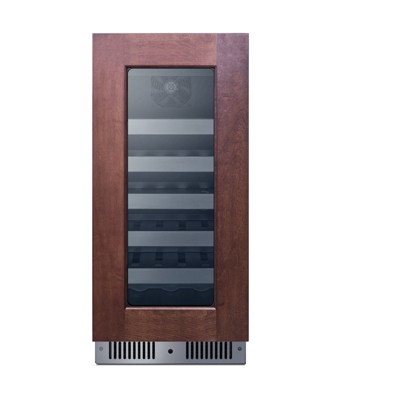 Summit Appliance  15" Wide Built-In Panel Ready Wine Cellar (Panel Not Included), Right Handed