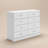 Cleason 47" W Modern Contemporary 8 Drawer Dresser