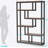 6-Tier Industrial Etagere Bookcase With Asymmetrical Open Shelves For Stylish And Functional Vertical Storage.