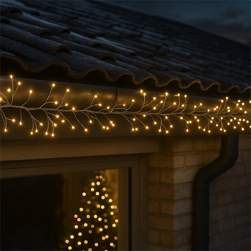 LED Indoor / Outdoor String Lights, 2cm H x 1800cm W x 2cm D