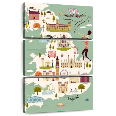 Aliaz Stylized United Kingdom Map