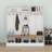 Wide Design Hall Tree With Storage Bench, Minimalist Shoe Cabinet With Cube Storage & Shelves-779776843