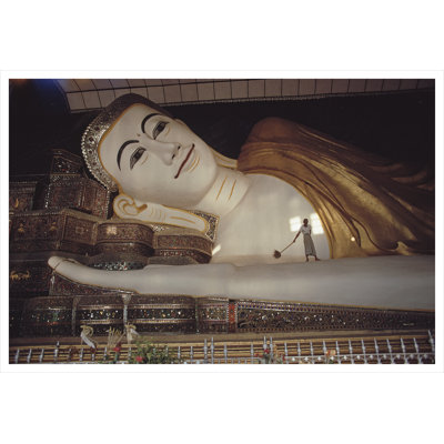 Shwethalyaung Buddha Print by Slim Aarons