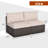 Klakki 2 Piece Rattan Seating Group with Cushions-717922000