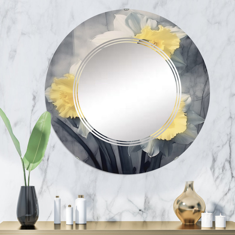 Miroir mural Wieghart, 32 po x 32 po