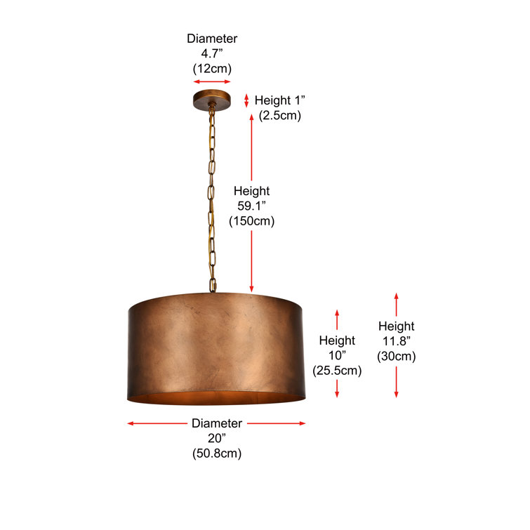 Wood and Metal Round End Table Natural - Room Essentials™