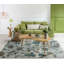 Tapis bleu sarcelle / vert Annlynn-785670741