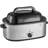 Electric Roaster Oven, 22 Qt 1450W, Turkey Roasting Pan with Viewing Lid, Adjustable Heat 150-450°F, Countertop Cooker with Defrost and Warm Options, Includes Removable Pan and Rack