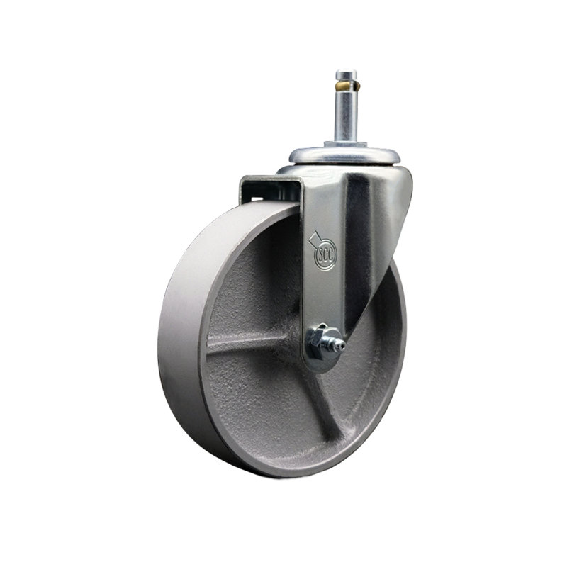 Semi Steel Swivel Grip Ring Stem Caster