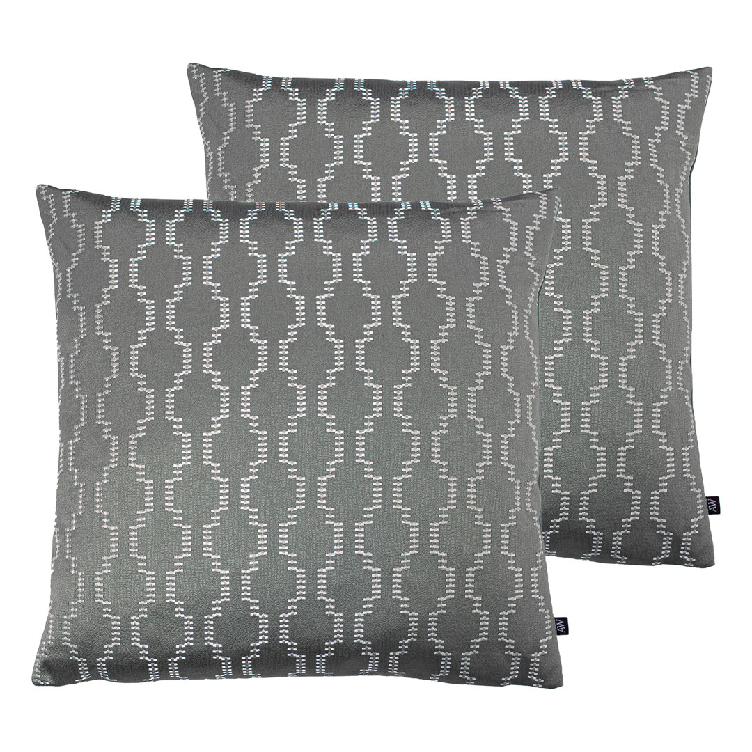 Geometric Square Cushion