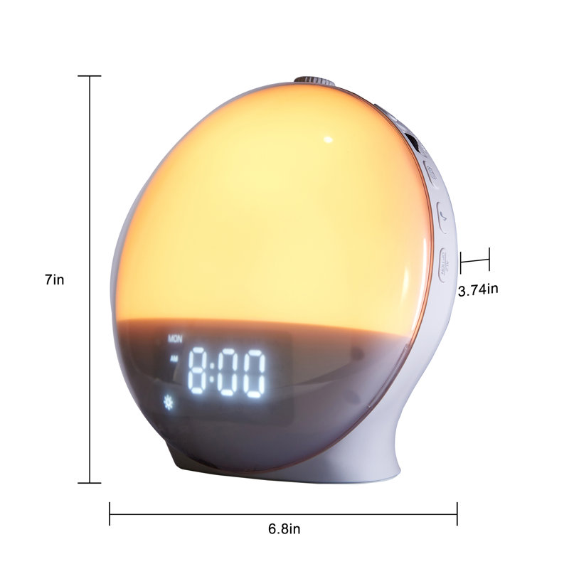 Digital Dimmable Clock For Bedroom