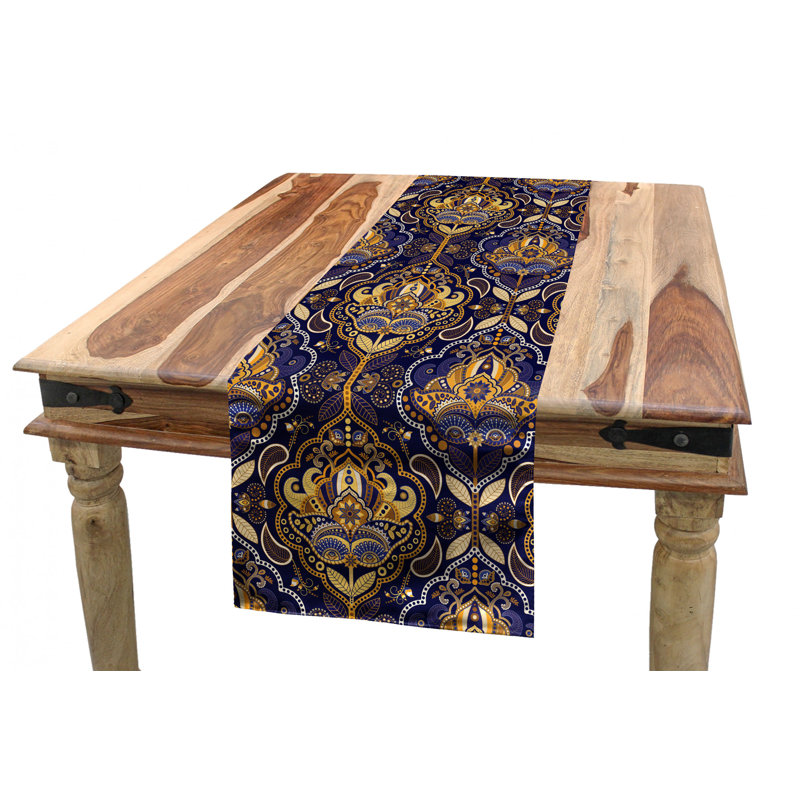 Chemin de table asiatique, 72 po x 16 po