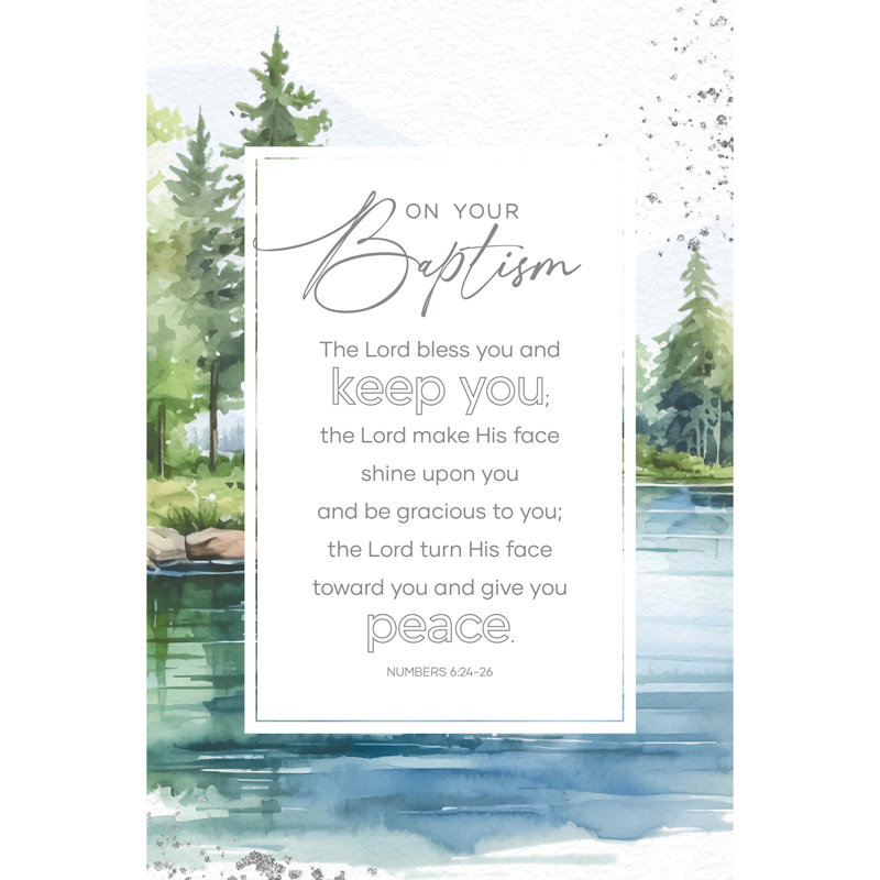 «On Your Baptism», plaque de bois avec chevalet et crochet, art mural de table - 6 po x 9 po