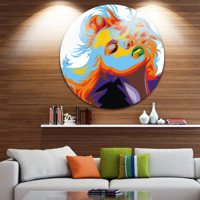 «Vector Blonde», reproduction d'impression, H 38 po x l 38 po x P 1 po, Métal