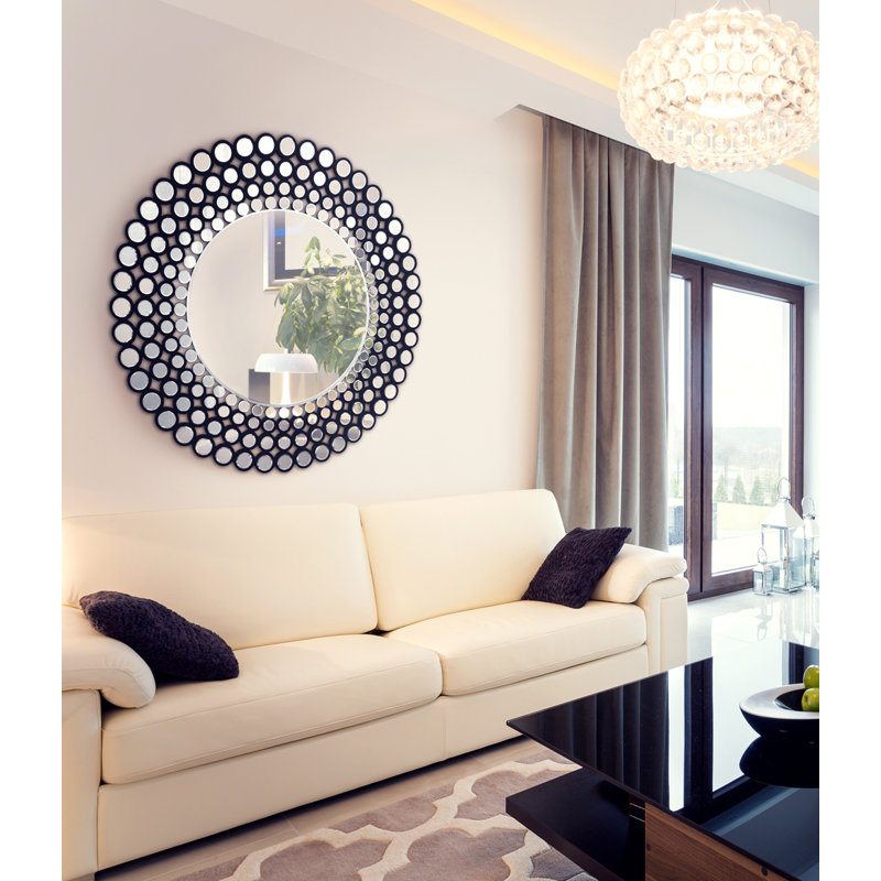 Aubert Glass Flat Wall Mirror