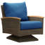 Bella Wicker Teak Outdoor Swivel Lounge Chair-1356177871-1356177869