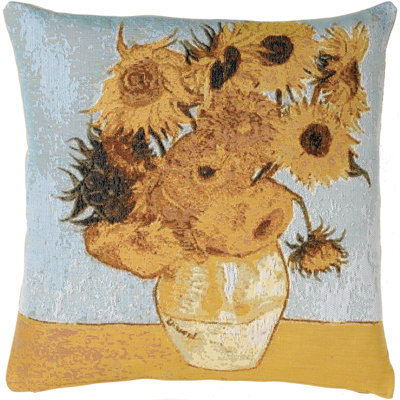  Sunflowers European Throw Pillow Cover