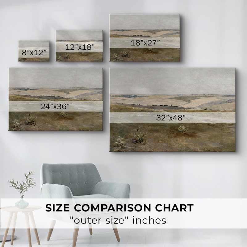 Paysages rétro-CMXCIX -Galerie enveloppée Cavas, 18 x 27