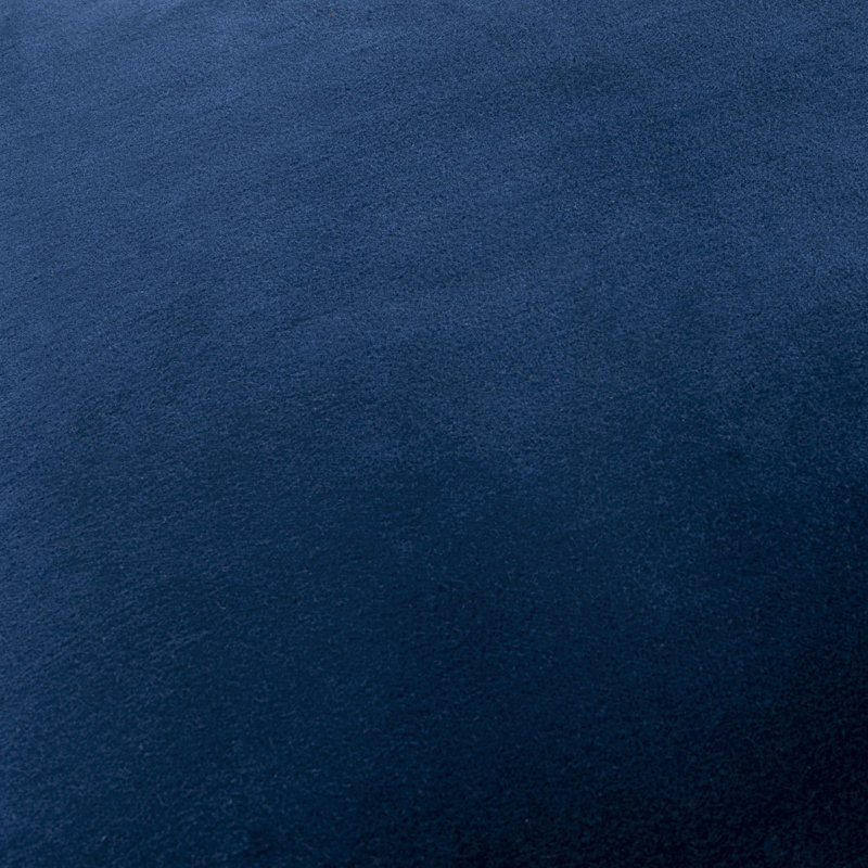 Coussin en coton Denny, Housse de coussin seulement - sans coussin, Bleu très foncé, Square 20"