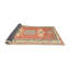 Tapis oriental jaune clair / orange / noir Overkamp-1007680119