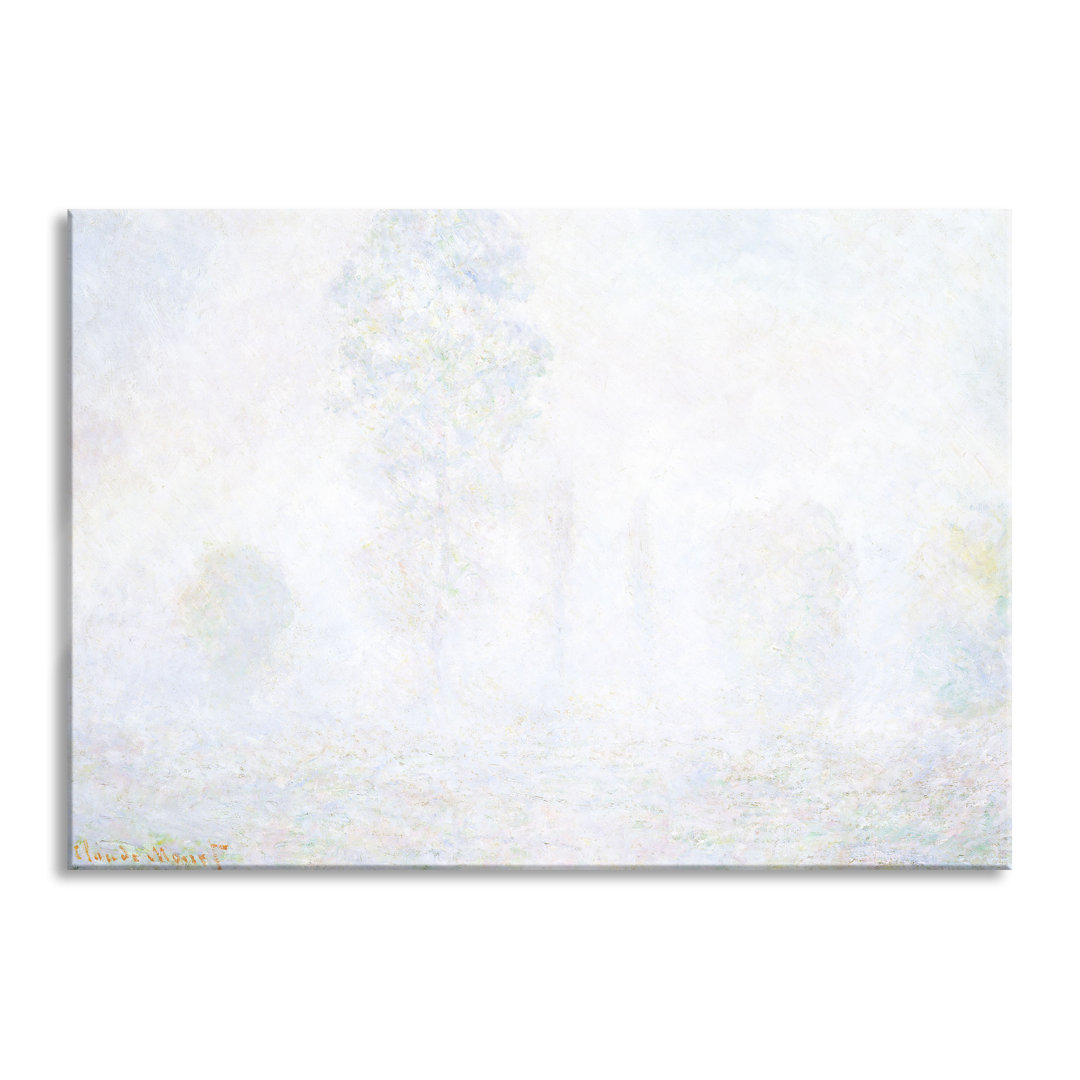 Glasbild Die grüne Welle von Claude Monet