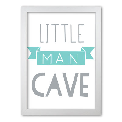 Little Man Cave Banner - Print