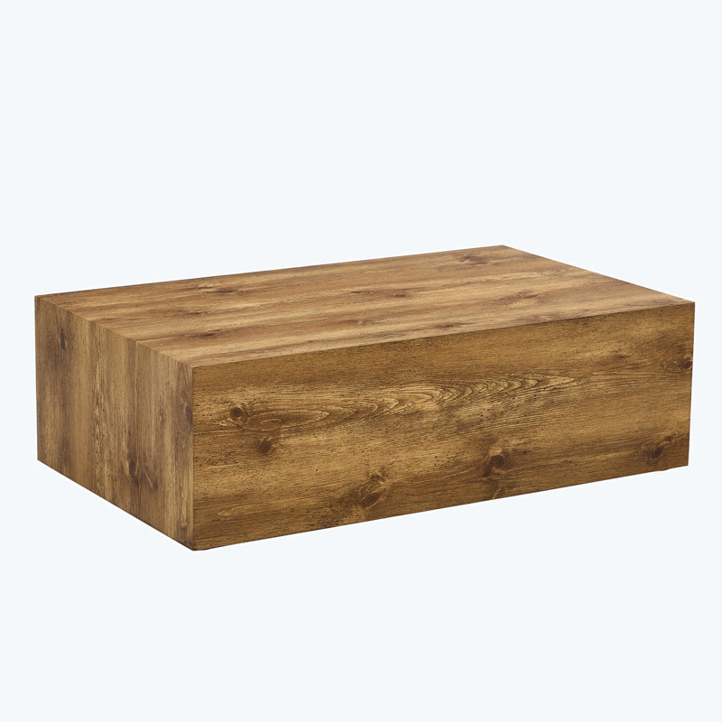 Modern MDF Coffee Table - 39.37x23.62x11.81 inches, Walnut Brown