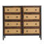 Adryon Steel 120cm W 8 - Drawer Chest of Drawers